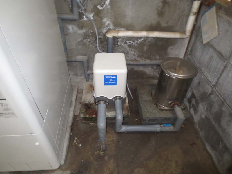 井戸ポンプ　設備
